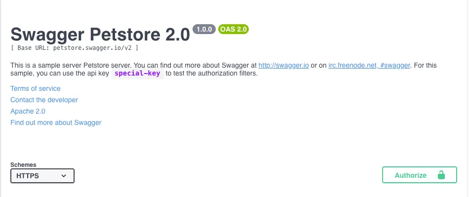 image from Automatic Generation of Swagger Specification In ExpressJS Applications